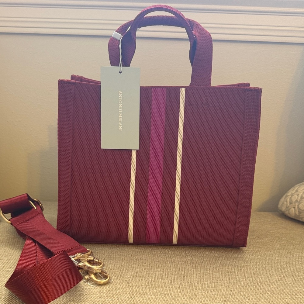 Antonio Melani- New stylish  Burgundy Tote Bag 💕